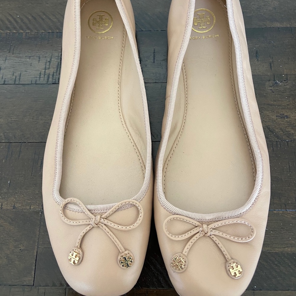 Tory Burch Leather Flats Size 11